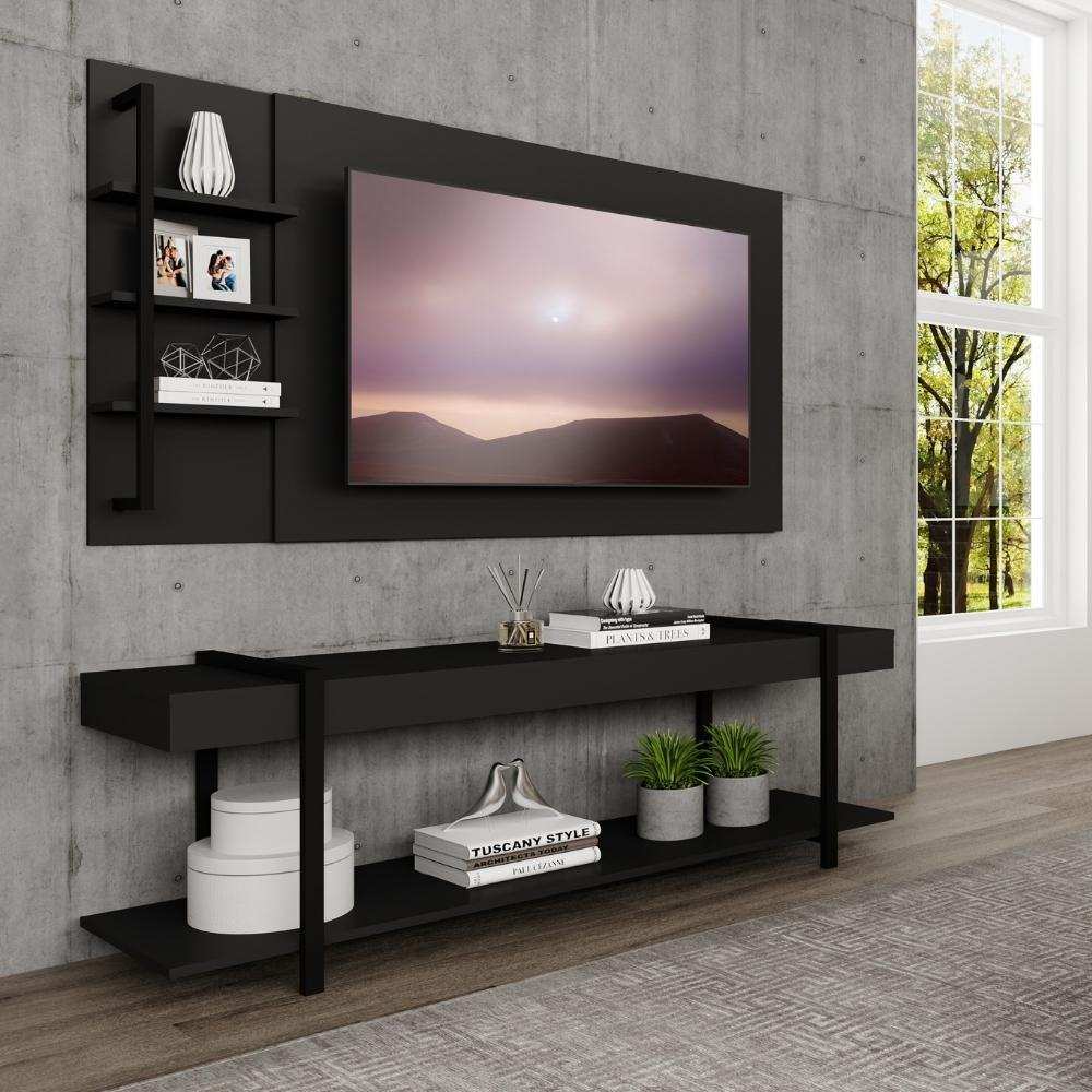 Rack e Painel TV 50" Ohio: Estilo Industrial!