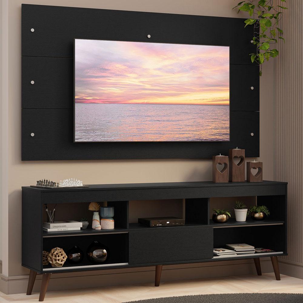 Rack e Painel TV 65” Detroit Madesa: Organize e Decore!