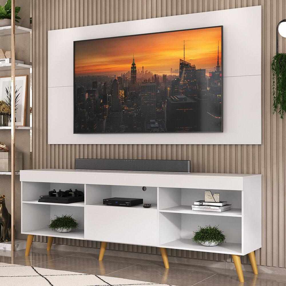 Rack e Painel TV 65" Retrô Flórida: Seu Estilo!
