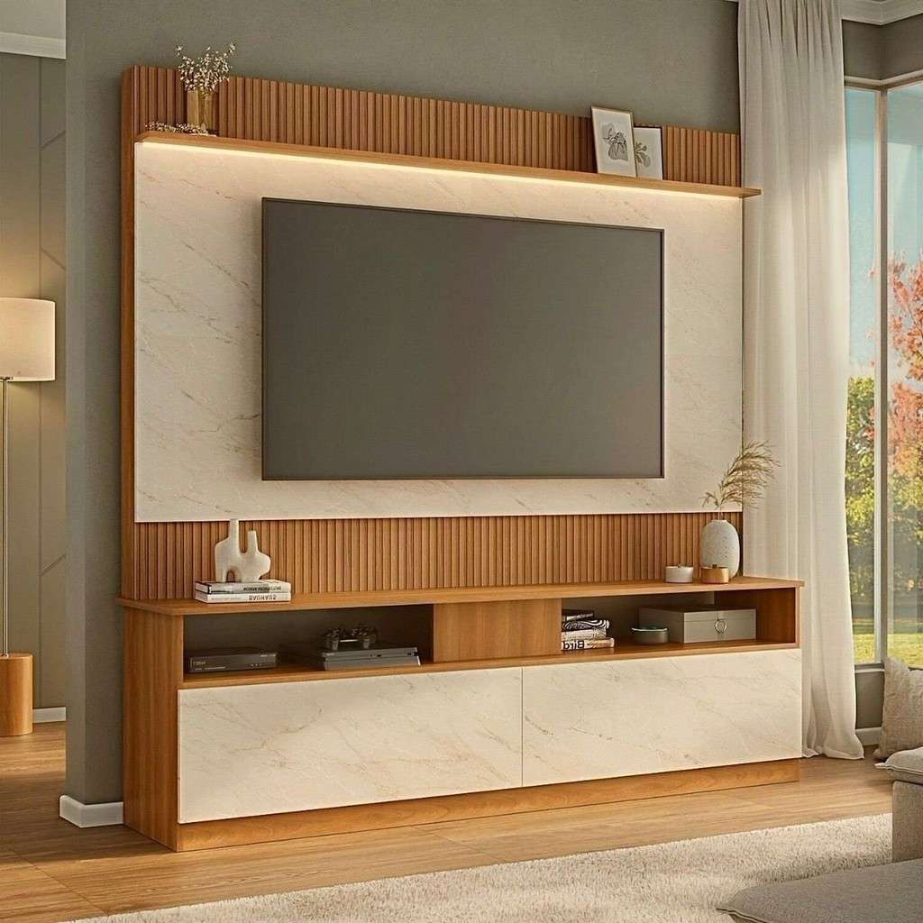 Rack e Painel TV 70" Rio Branco: Seu Lar Completo!