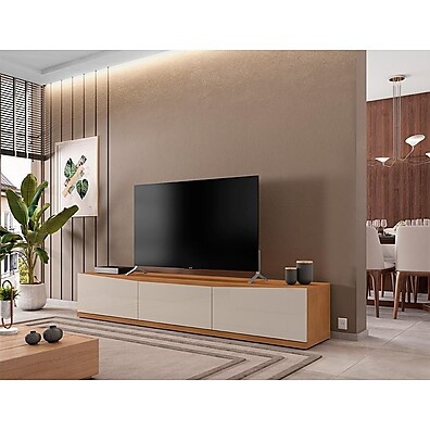 Rack Eros 180cm: Sofisticação e Organização para Sua Sala