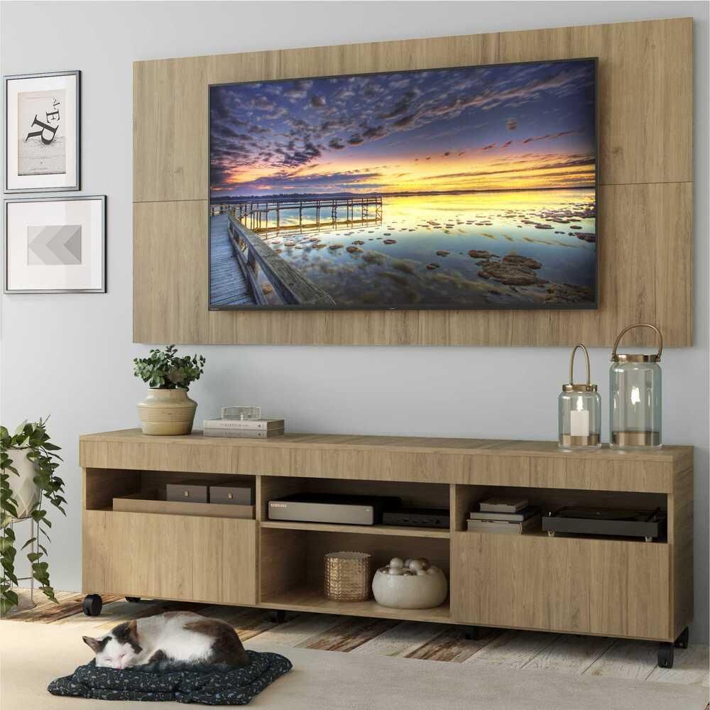 Rack Painel TV 65" Londres: Organize e Decore!