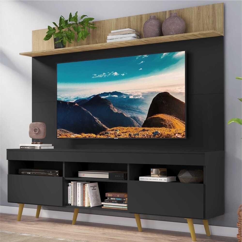 Rack Painel TV 65" Madri: Estilo Retrô!