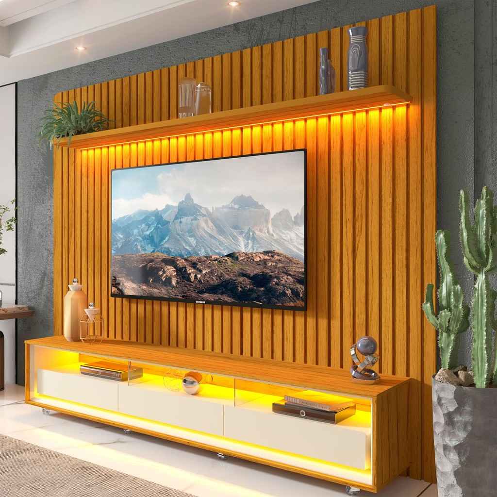 Rack Painel TV 90" Led: Elegância e Funcionalidade