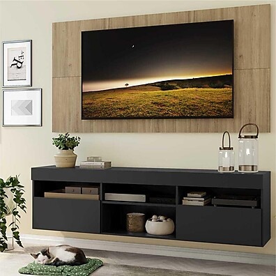 Rack Suspenso com Painel TV 65" Londres