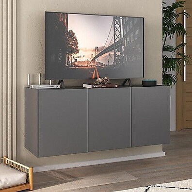 Rack TV 32" Suspenso: Organize e Decore!