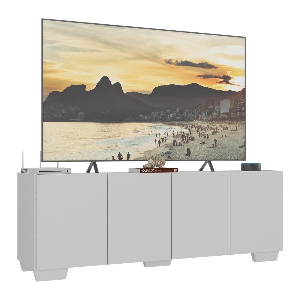 Rack TV 50" 4 Portas: Organize e Decore!