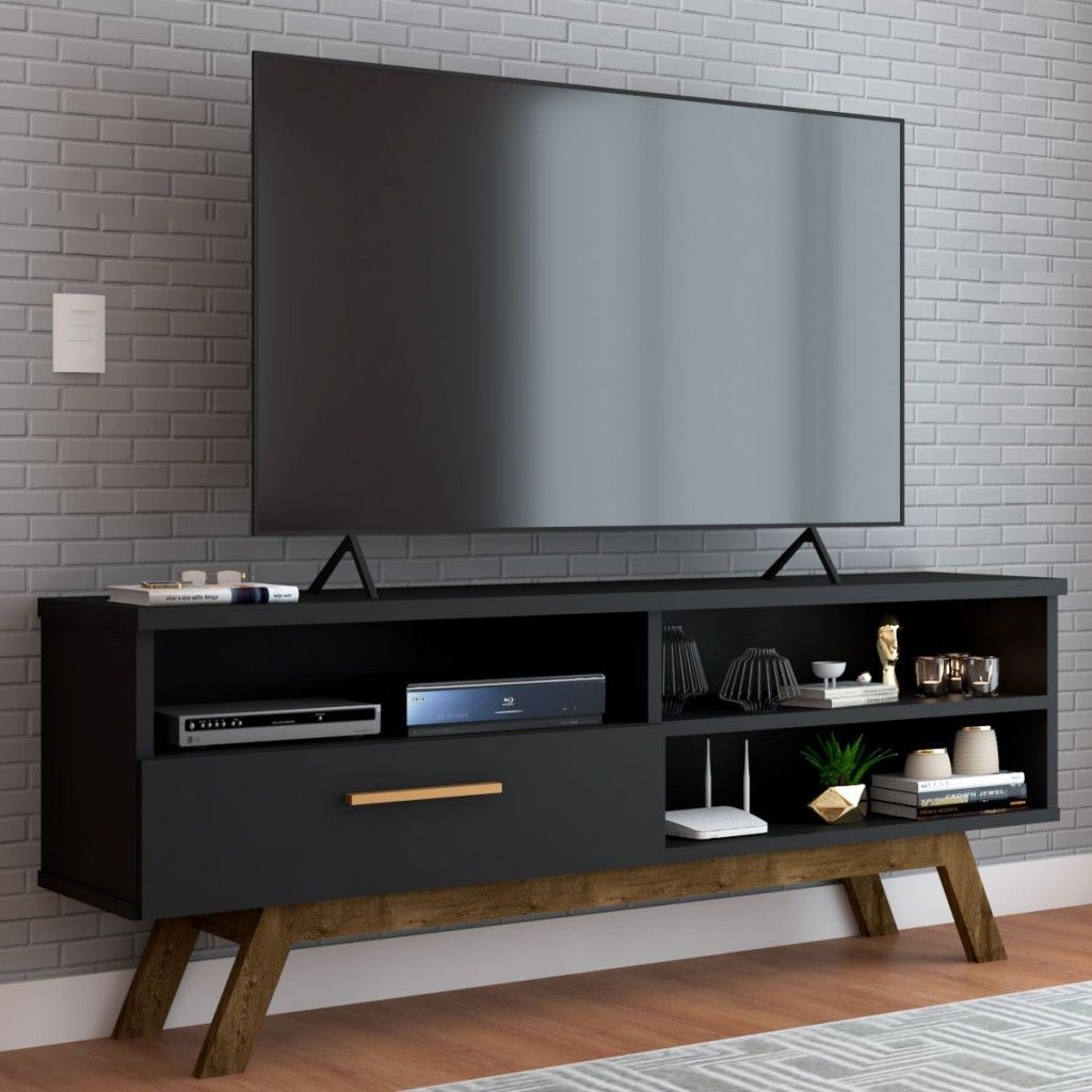 Rack TV 55" Bolonha: Mais Estilo e Organização