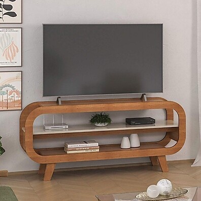 Rack TV 60” Théo: Estilo Retrô e Funcional