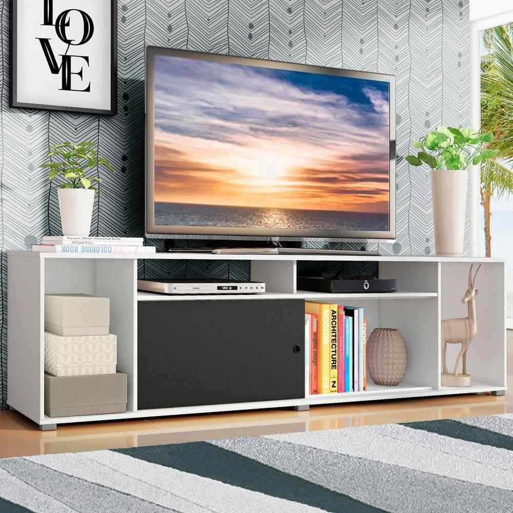 Rack TV 65" Cancun Madesa: Design e Organização