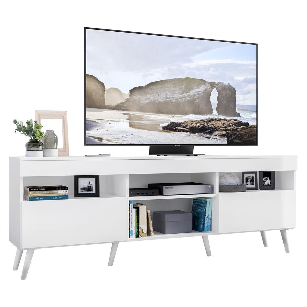 Rack TV 65" Retrô: Estilo e Organização!
