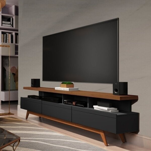 Rack TV 72” Vivare: Elegância e Funcionalidade
