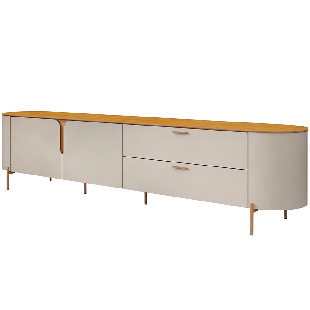Rack TV 75" Bali: Estilo e Organização