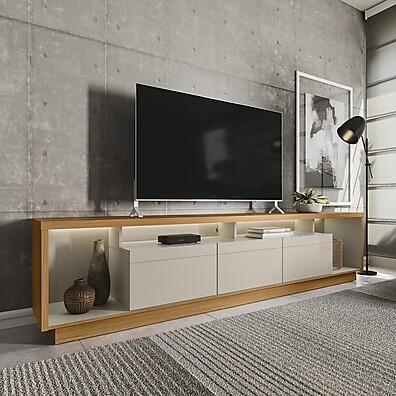 Rack TV 75" LED: Elegância e Espaço!