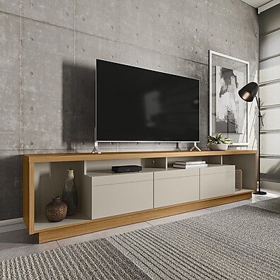 Rack TV 75 Polegadas com 3 Portas – Design Moderno e Espaço Inteligente