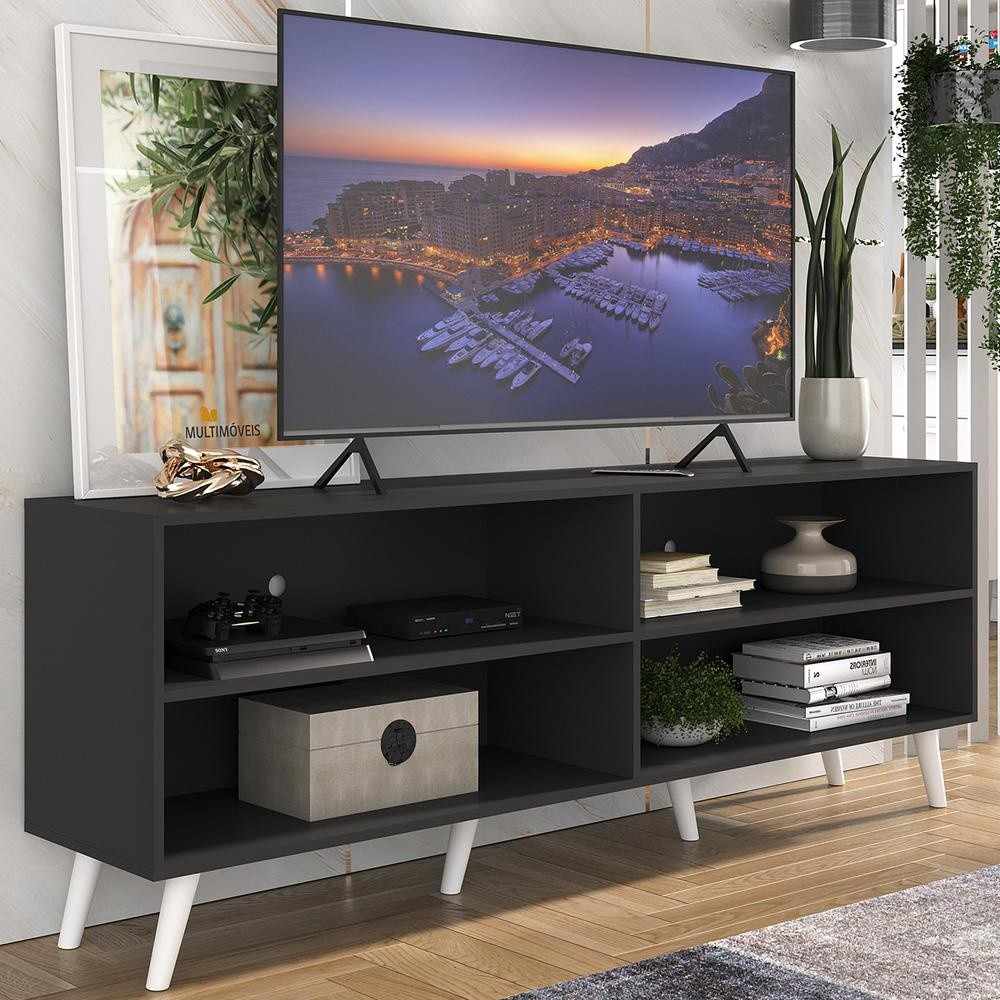 Rack TV 75" Retrô Jazz: Estilo e Organização