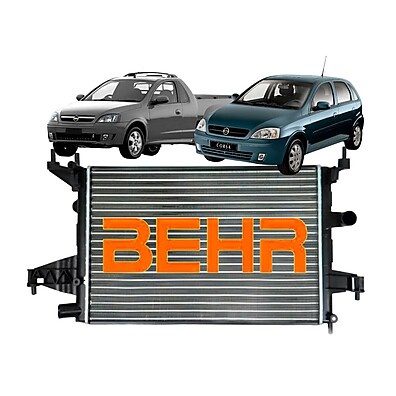 Radiador Behr para Corsa e Montana: 1.0, 1.4 e 1.8 (2003-2010)