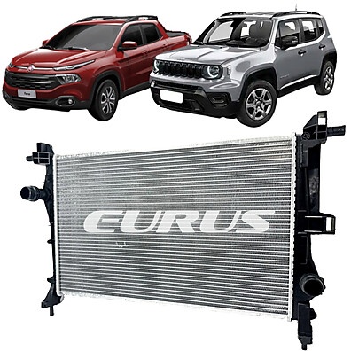Radiador Eurus: Toro & Renegade 1.8 (2016-2023)