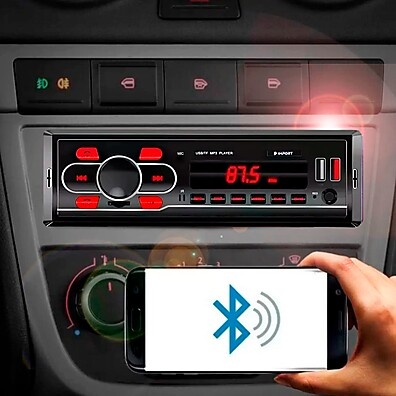 Rádio Automotivo 1 Din FP 100 Bluetooth – Potência e Conexão USB