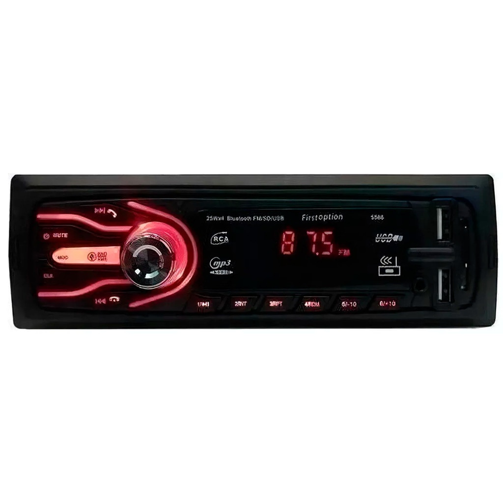 Rádio Automotivo Bluetooth 4x25W: Som e Conectividade!
