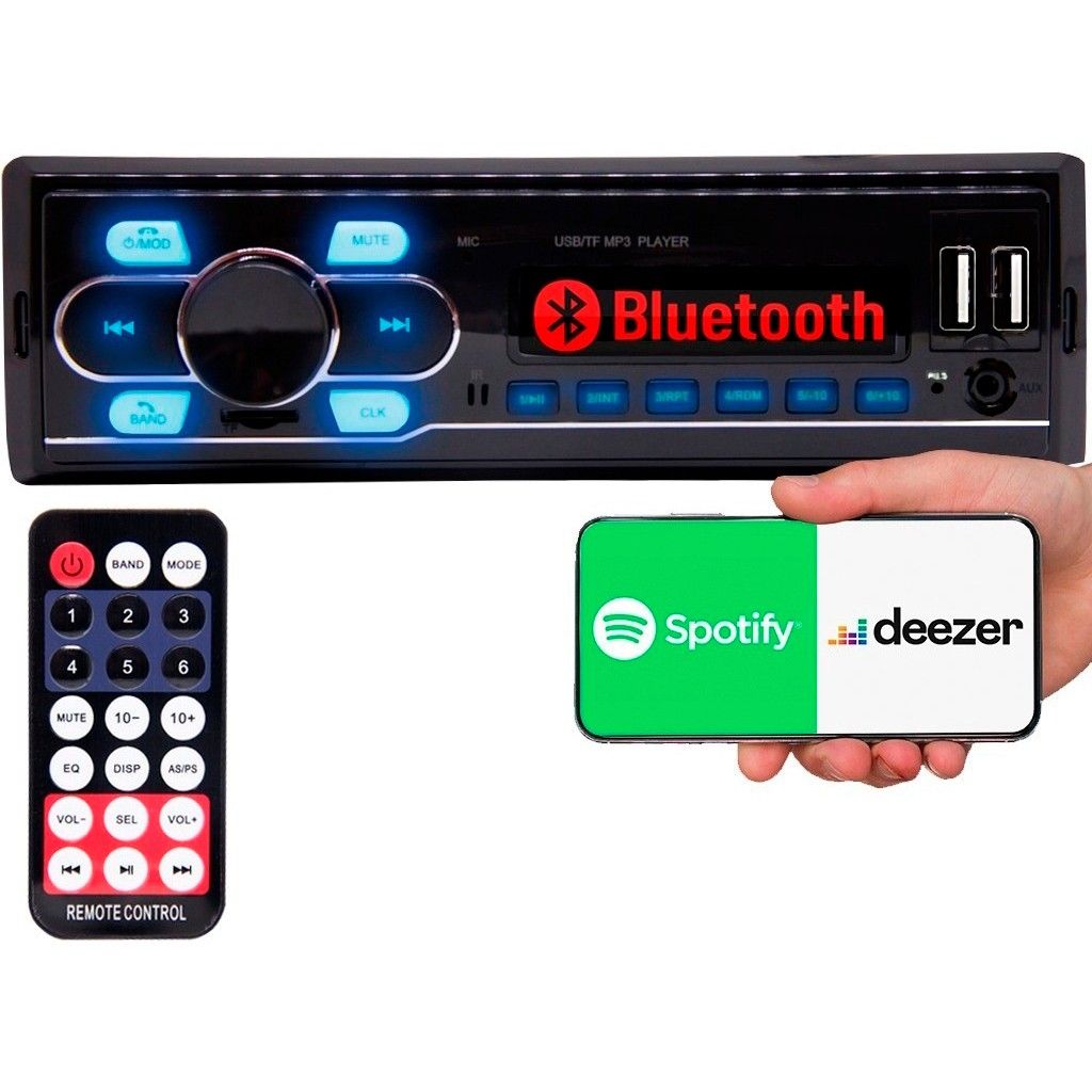 Rádio Automotivo Bluetooth: Som Top!