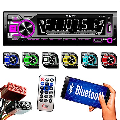 Rádio Automotivo com Bluetooth e USB – Potência e Conforto no Seu Carro