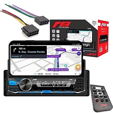 Rádio Automotivo JR8 1020BT: Conecte Seu Mundo!