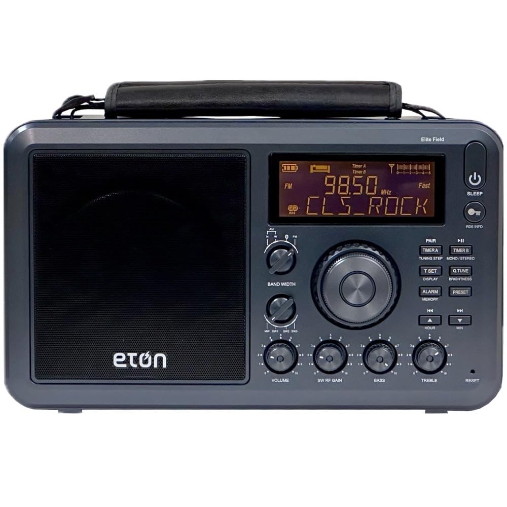 Rádio Eton Elite Field AM/FM/Ondas Curtas com Bluetooth: Som de Qualidade e Conexão Total