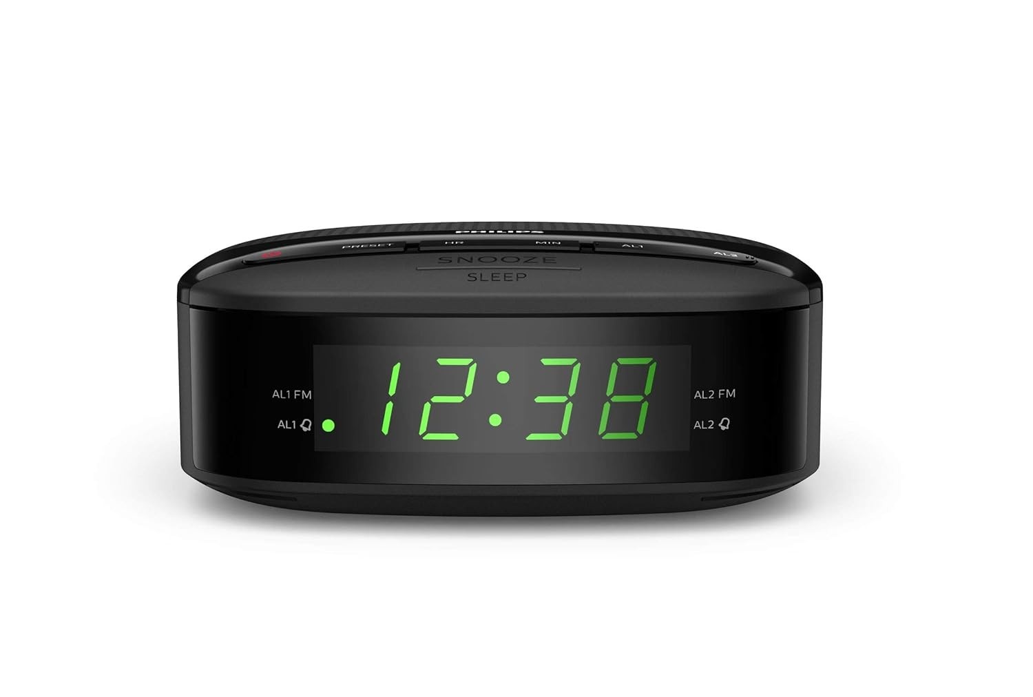 Philips Audio TAR3205: Rádio Relógio Digital FM com Alarme Duplo e Controle Remoto
