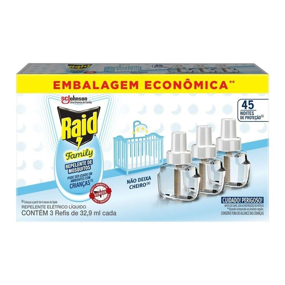 Raid Elétrico: Proteção 45 Noites Contra Mosquitos 🦟