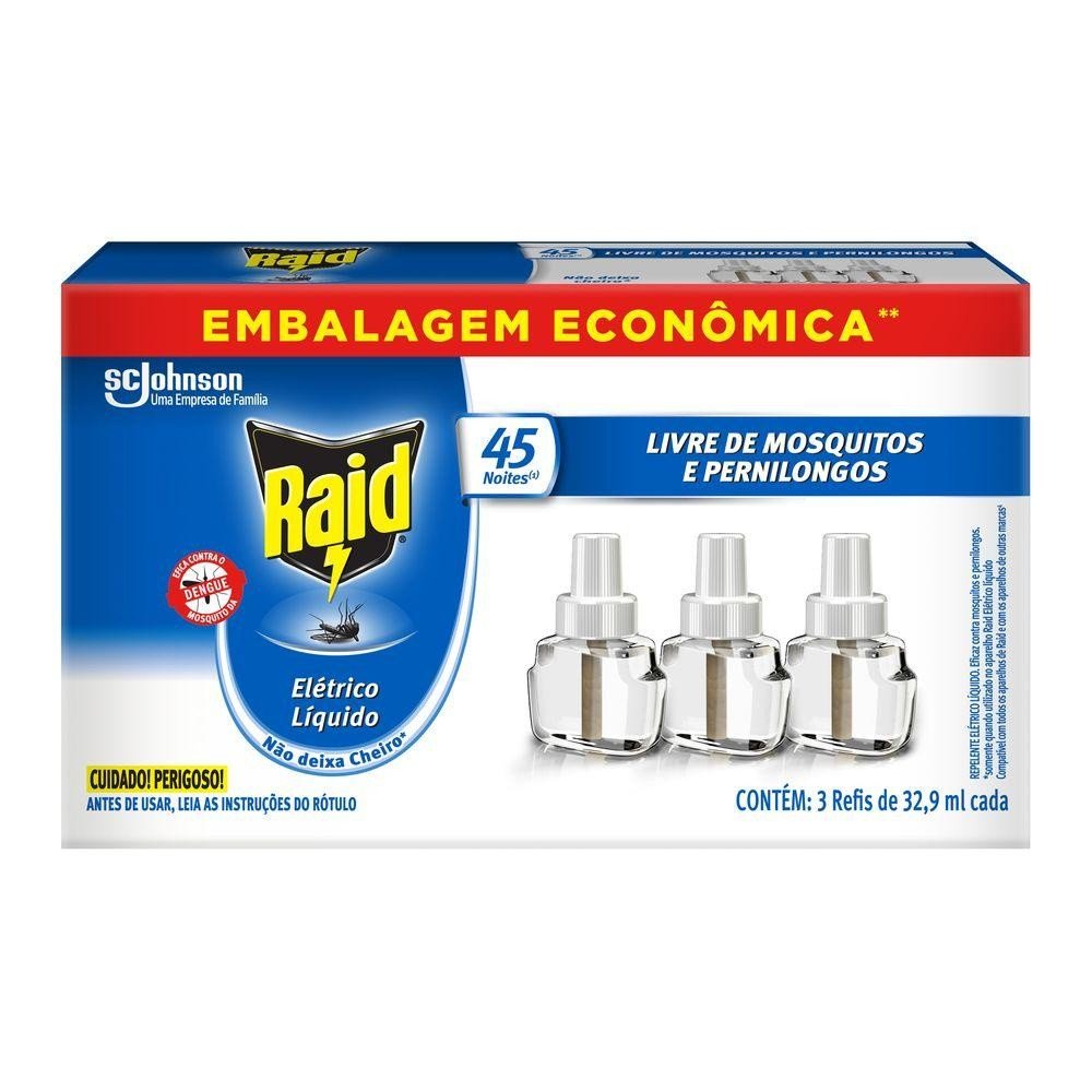 Raid Elétrico Refil: 45 Noites Sem Mosquitos!