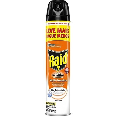Raid Multi-insetos 420ml: Combate Rápido e Sem Cheiro!