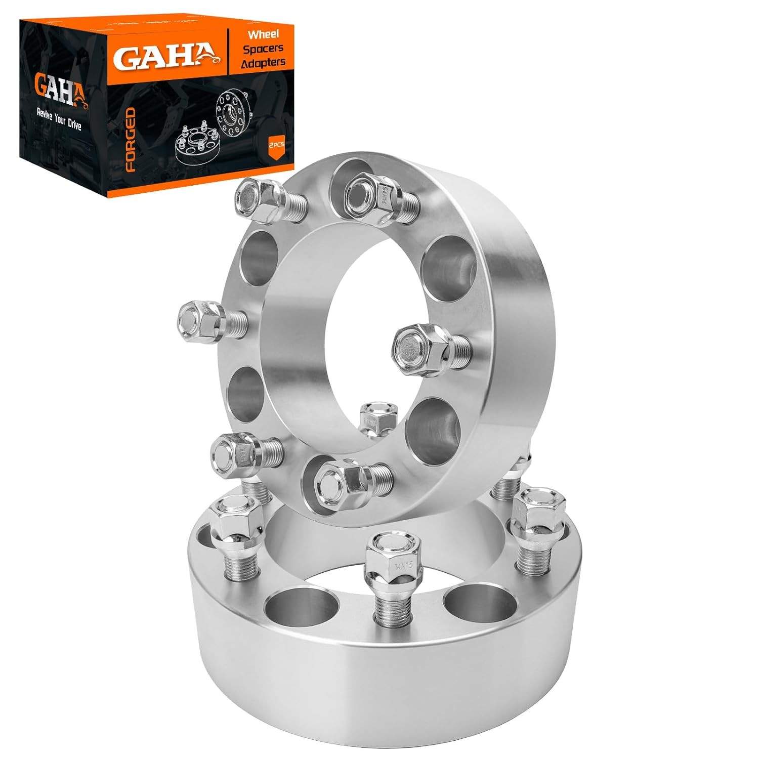 Espaçadores de Roda 6x5.5 (139.7mm) M14x1.5 - 2" (50mm) para Chevrolet, Cadillac, GMC e Ram