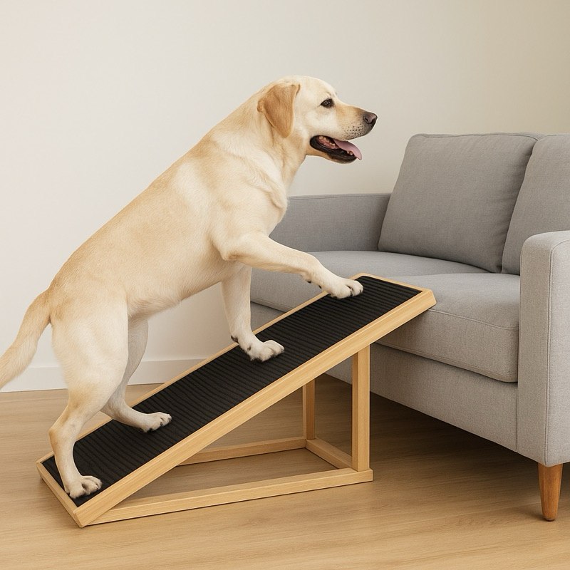 Rampa Pet Madeira: Segurança e Conforto Ajustável!