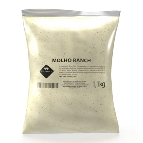 Molho Ranch a Base De Maionese Junior 1,1kg