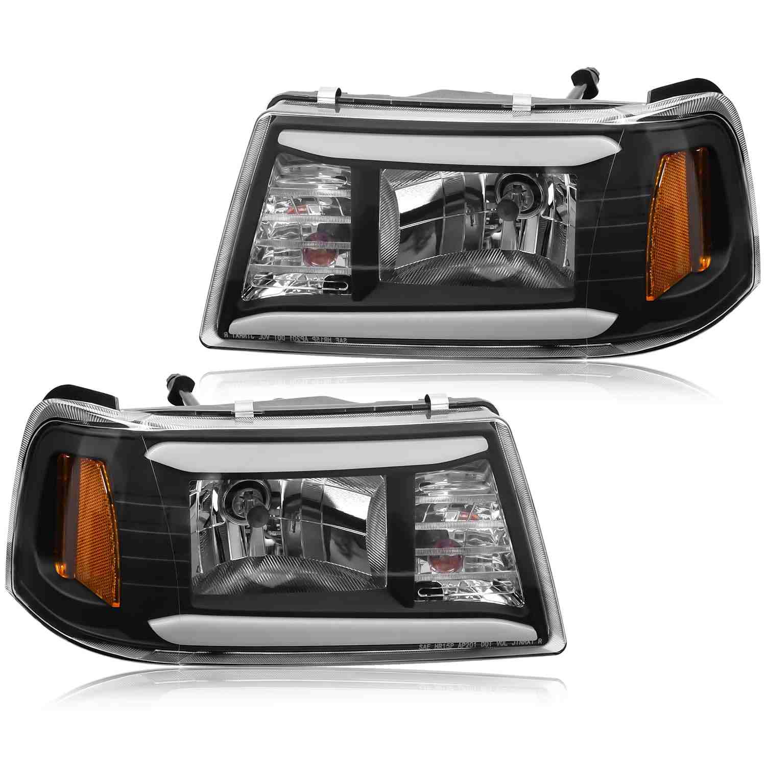 Farol LED DRL para Ford Ranger 2001-2011: Iluminação Moderna e Estilo Inconfundível