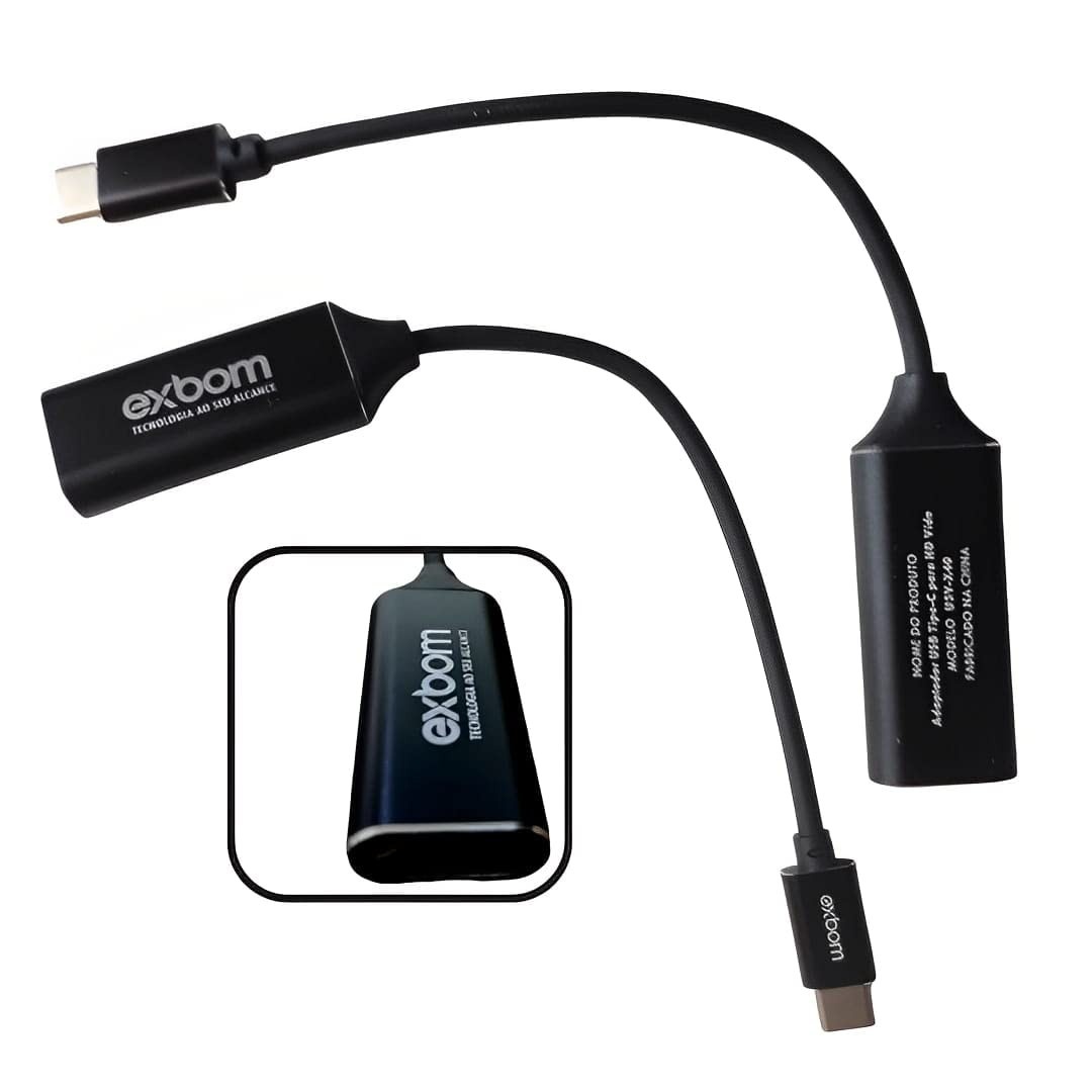 Adaptador USB-C para HDMI 4K Ultra HD - Conexão Rápida e Imagem Perfeita