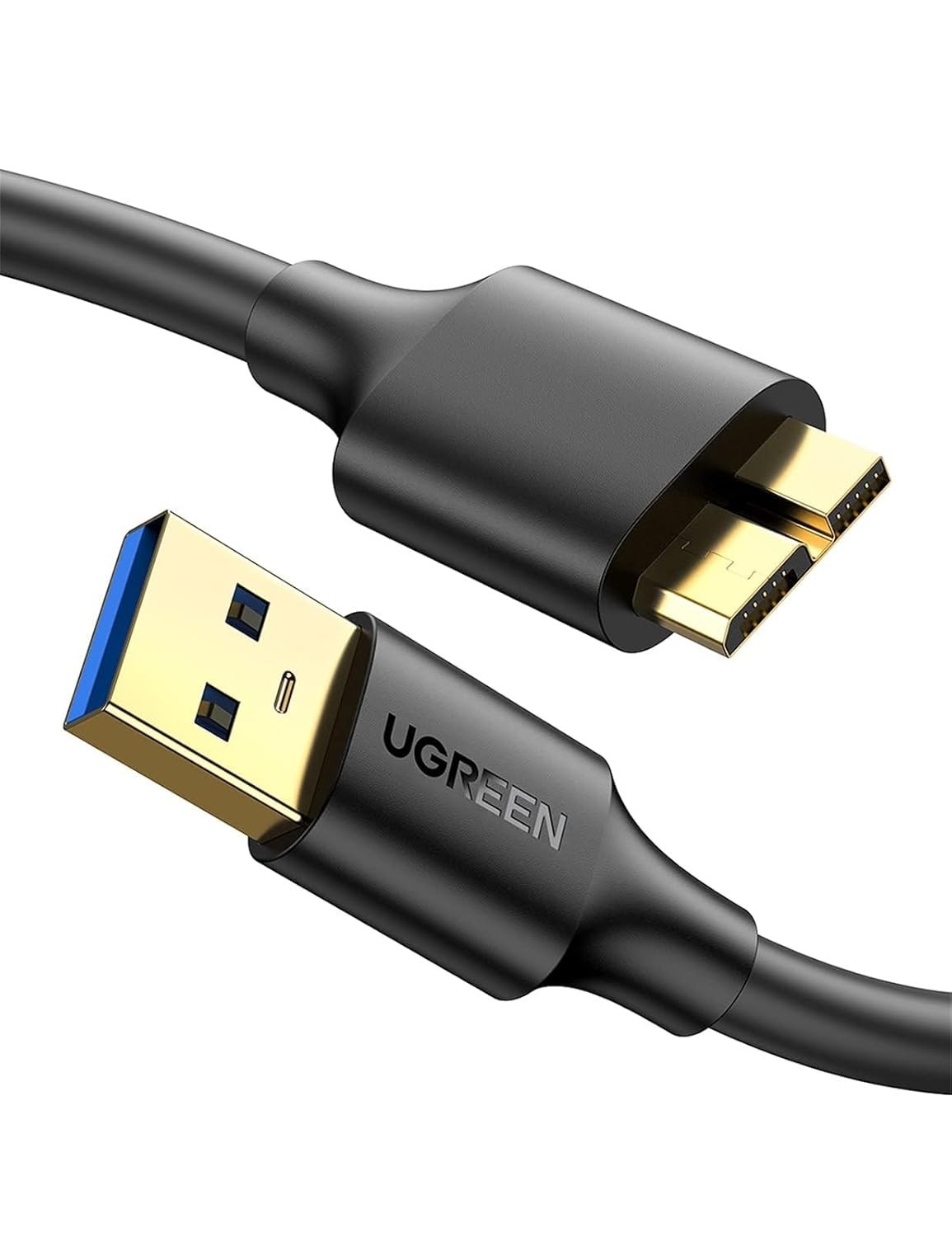 Cabo UGREEN Micro USB 3.0: Conexão Rápida para HDs, Câmeras e Samsung Galaxy S5/Note 3