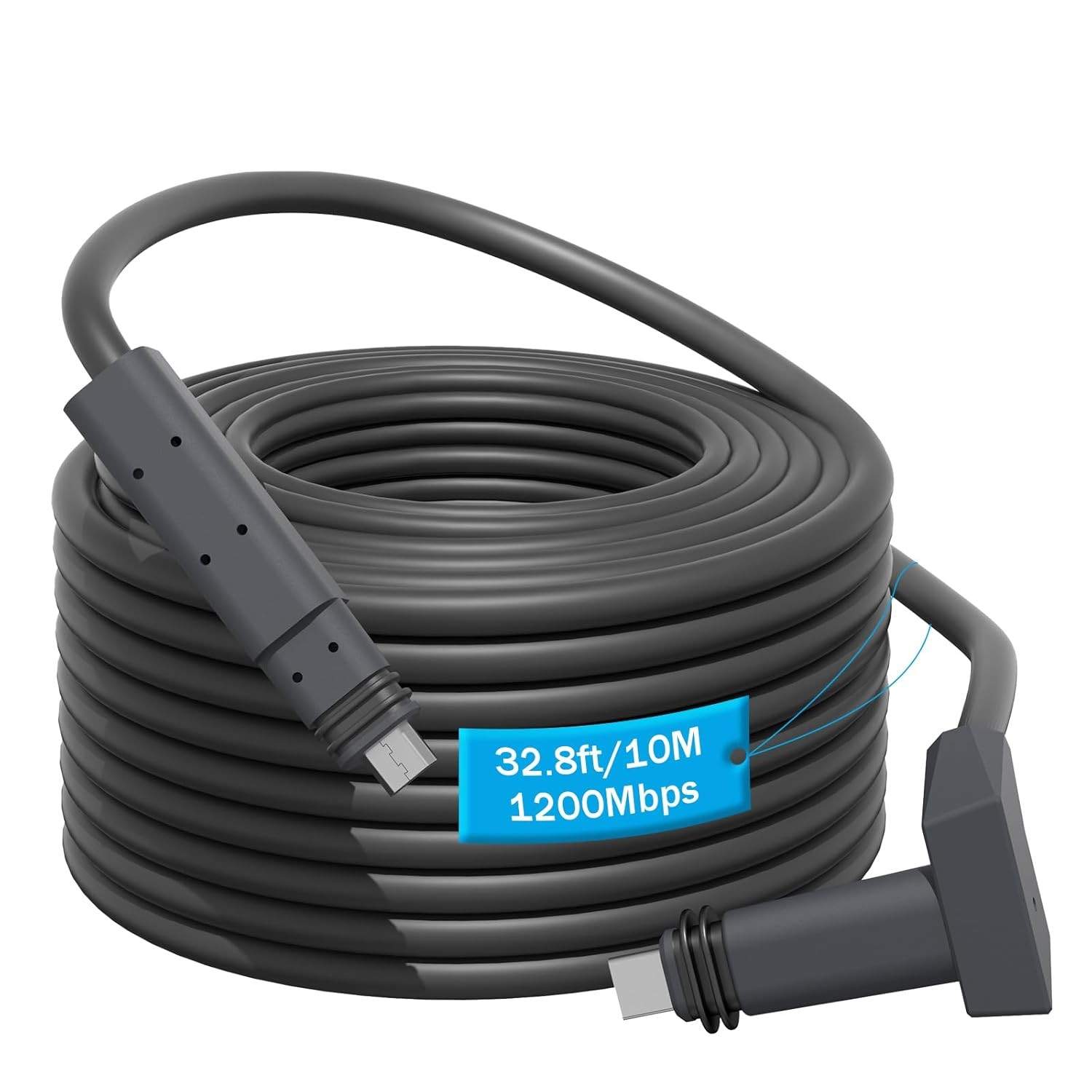 Kit Extensão Cabo Starlink 10m Cinza - Conexão Rápida e Estável para Starlink Retangular V2