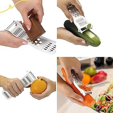 Descascador 5 em 1: Prepare Seus Alimentos Rapidamente!