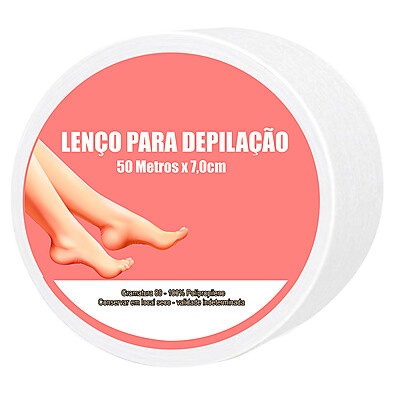 Lenços TNT Depilação: Kit 3 Rolos 50m - ENVIO RÁPIDO!