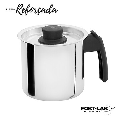 Canecão Alumínio 2,35L: Ferva Leite Rápido!