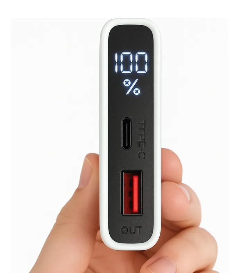 Power Bank 10000mAh Turbo 22.5W com Display LED - Carregamento Rápido PD