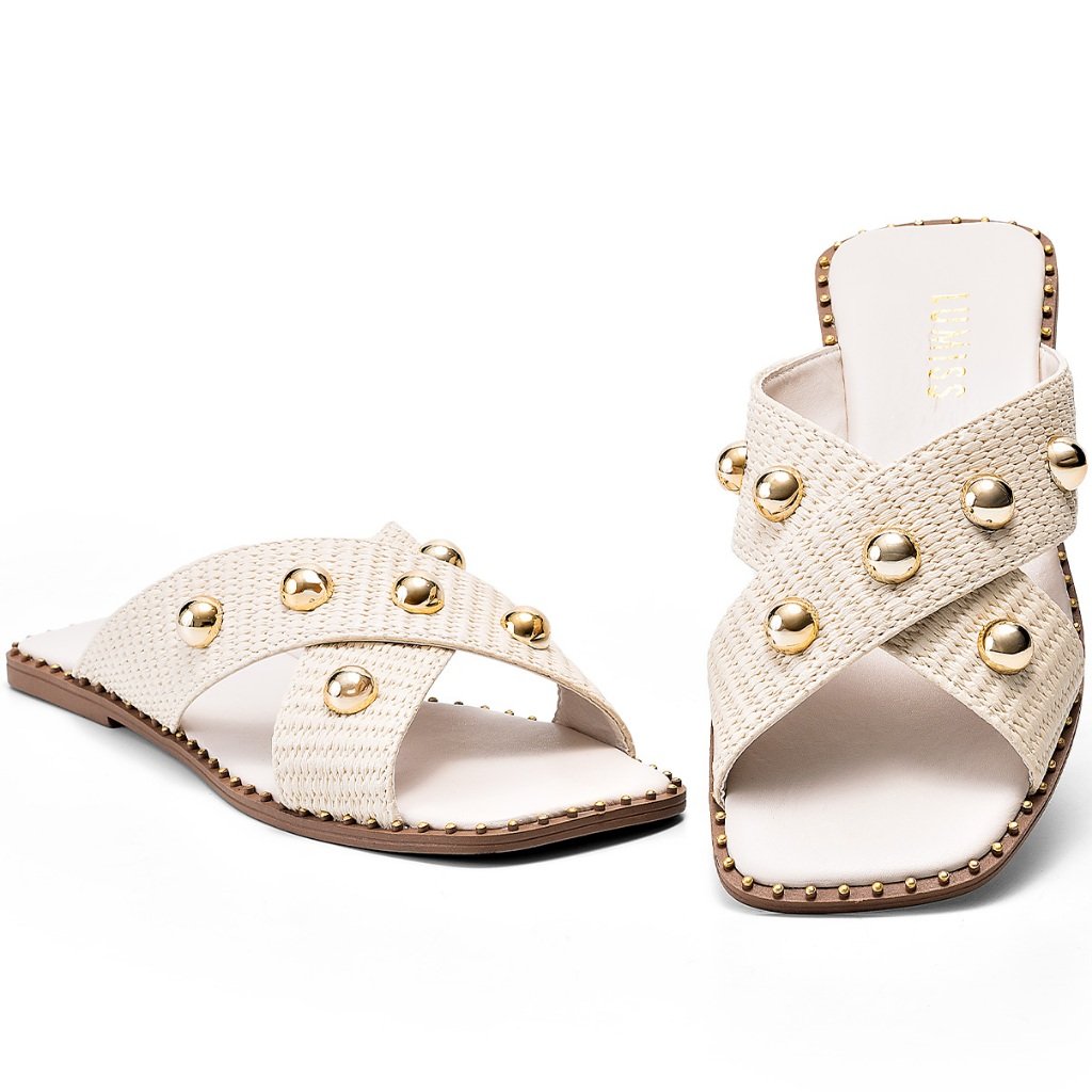 Rasteira Lumiss: Conforto e Estilo Off White