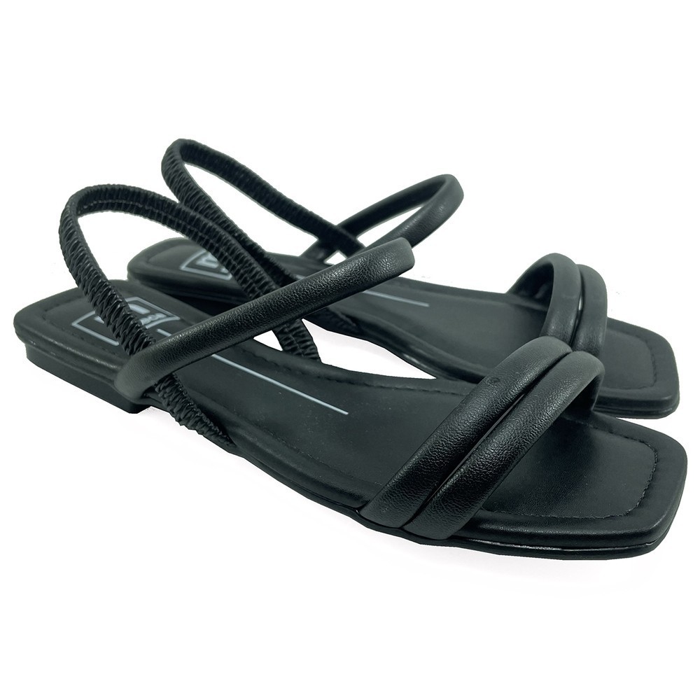 Rasteira Moleca: Conforto e Estilo em Preto