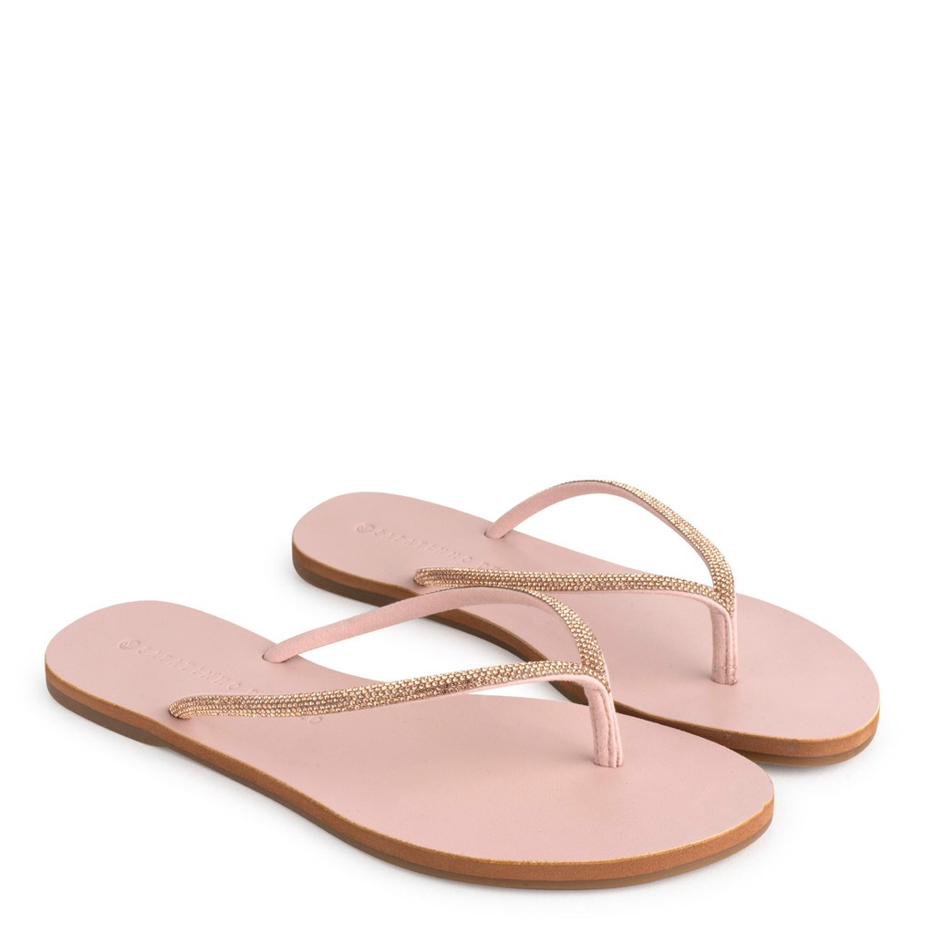 Rasteira Nude Strass: Conforto e Brilho!