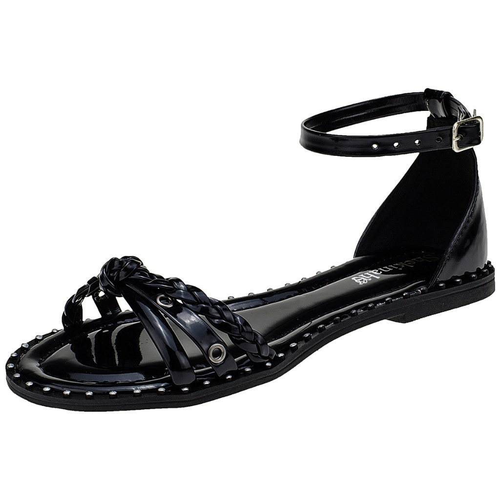 Rasteirinha Tachas: Estilo e Conforto!
