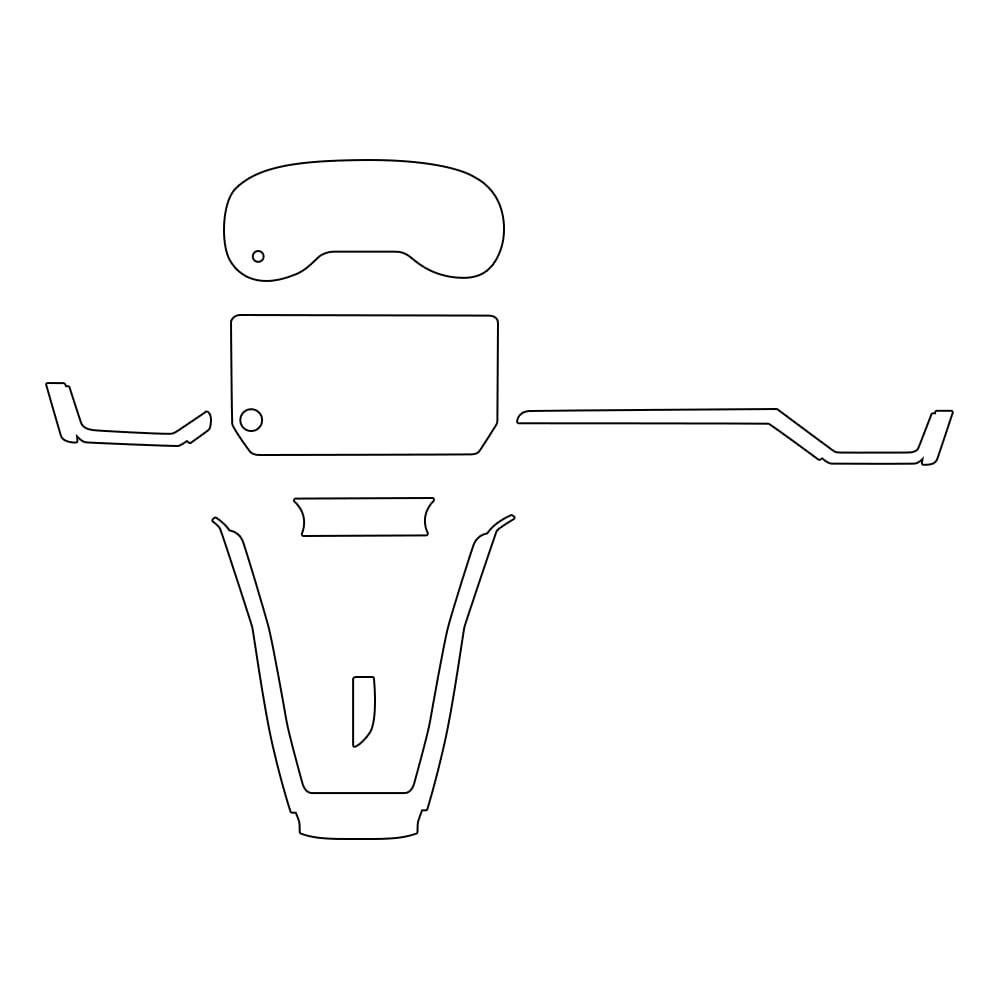 Película PPF Pré-Cortada para Toyota RAV4 2024 - TPU HD 8,5 Mil Proteção Total contra Arranhões