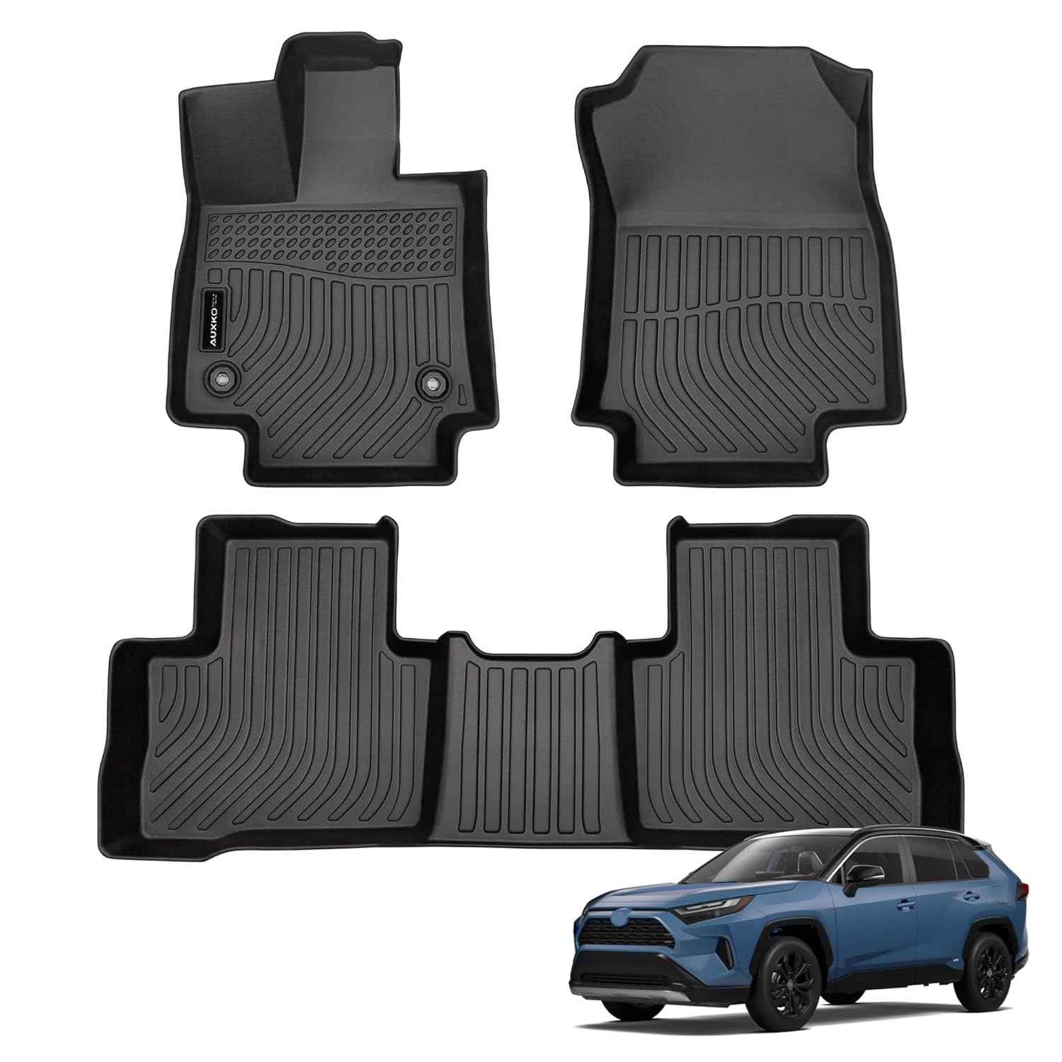 Tapetes Auxko para Toyota RAV4 Hybrid 2019-2025: Proteção Total e Conforto Inodoro