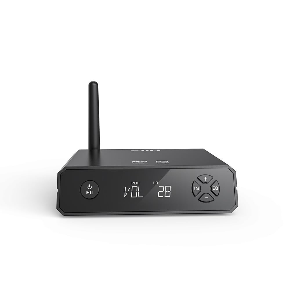 FiiO BR13: Receptor Bluetooth HiFi LDAC/aptX p/ Som Imersivo | DAC USB, OLED, RCA